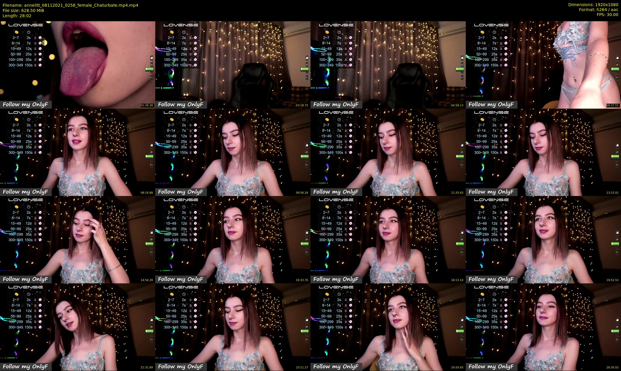 annelitt — 29 minute Chaturbate female cam show recording, 1080p, Nov 8, 2021