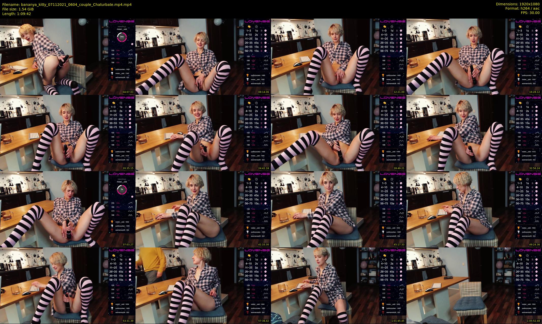 bananya_kitty — 70 minute Chaturbate couple cam show recording, 1080p, Nov 7, 2021