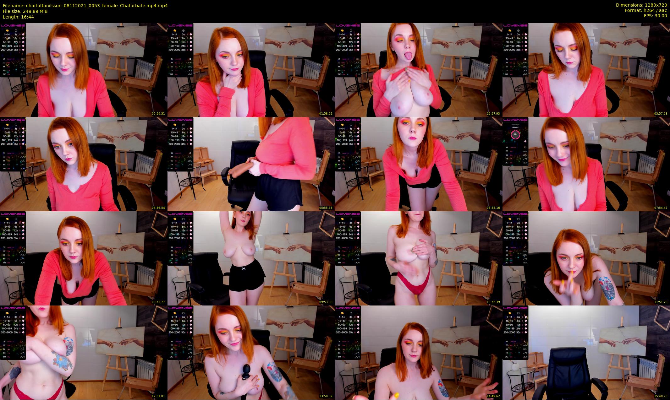 charlottanilsson — 17 minute Chaturbate female cam show recording, 720p, Nov 8, 2021