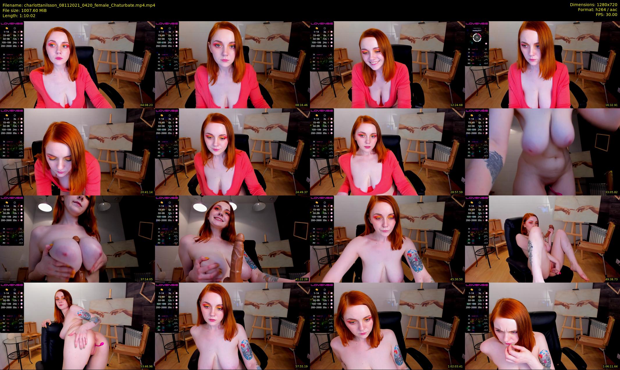 charlottanilsson — 71 minute Chaturbate female cam show recording, 720p, Nov 8, 2021