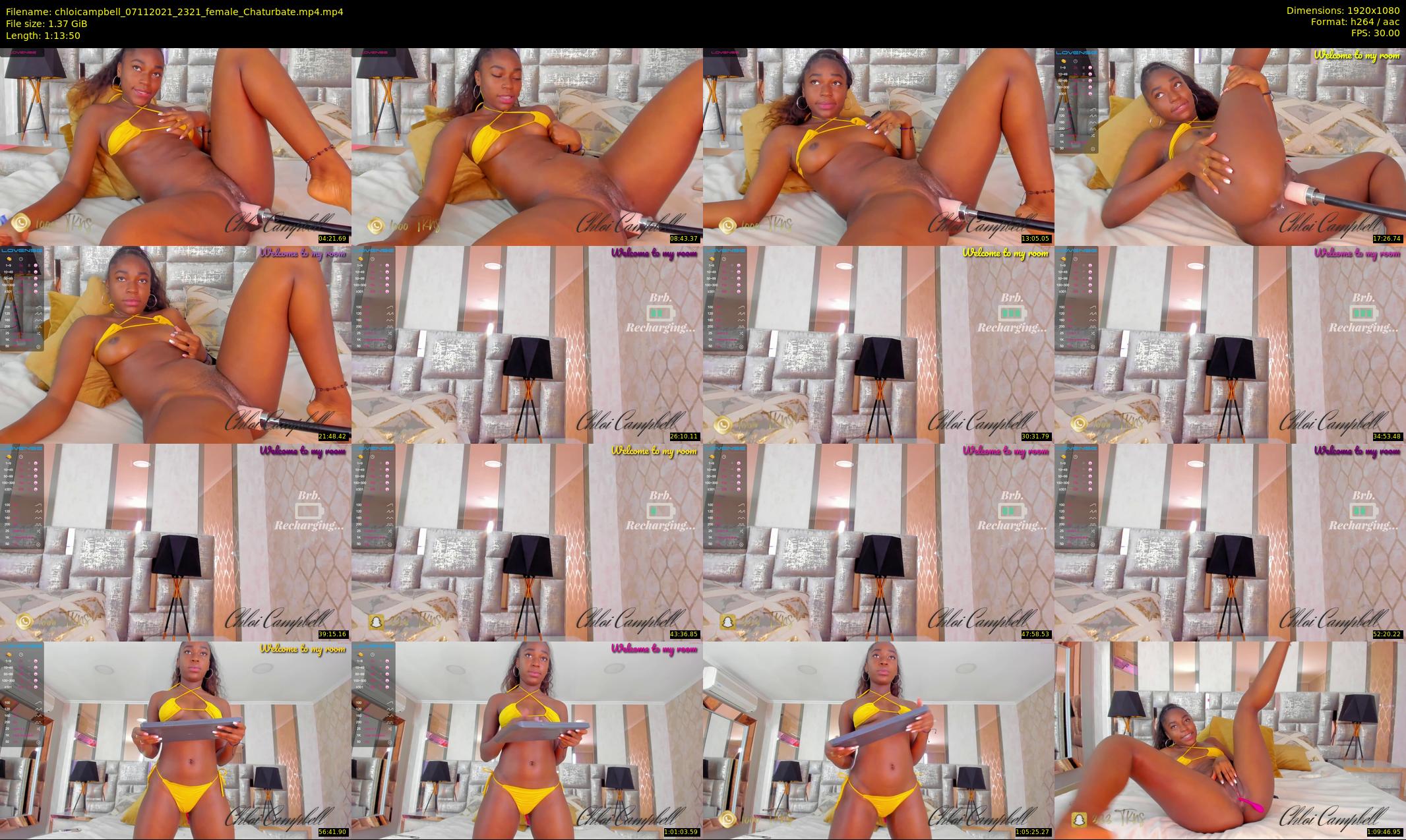 chloicampbell — 74 minute Chaturbate female cam show recording, 1080p, Nov 7, 2021