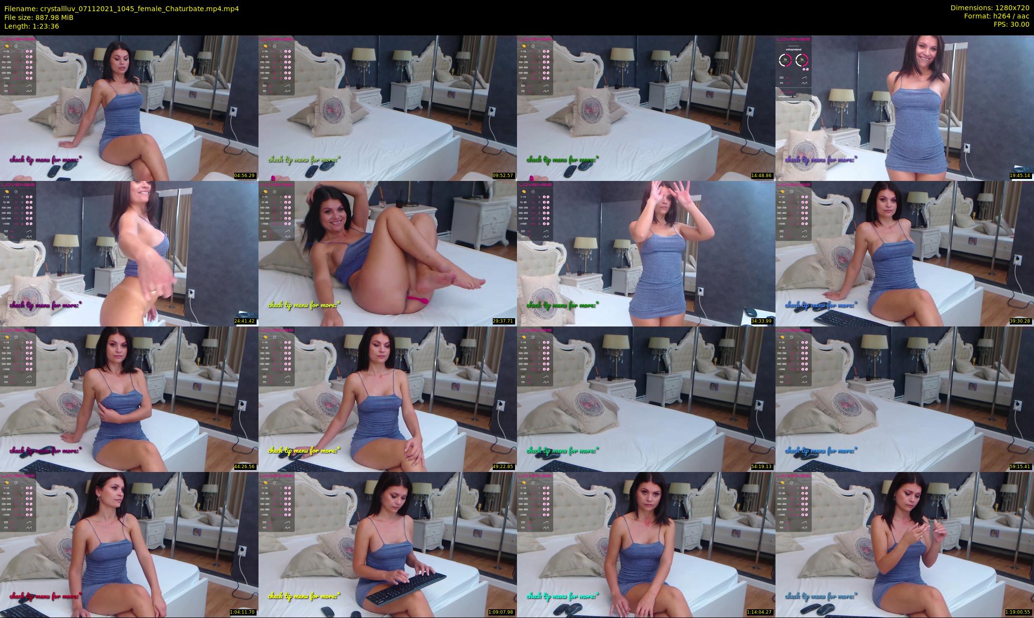 crystallluv — 84 minute Chaturbate female cam show recording, 720p, Nov 7, 2021