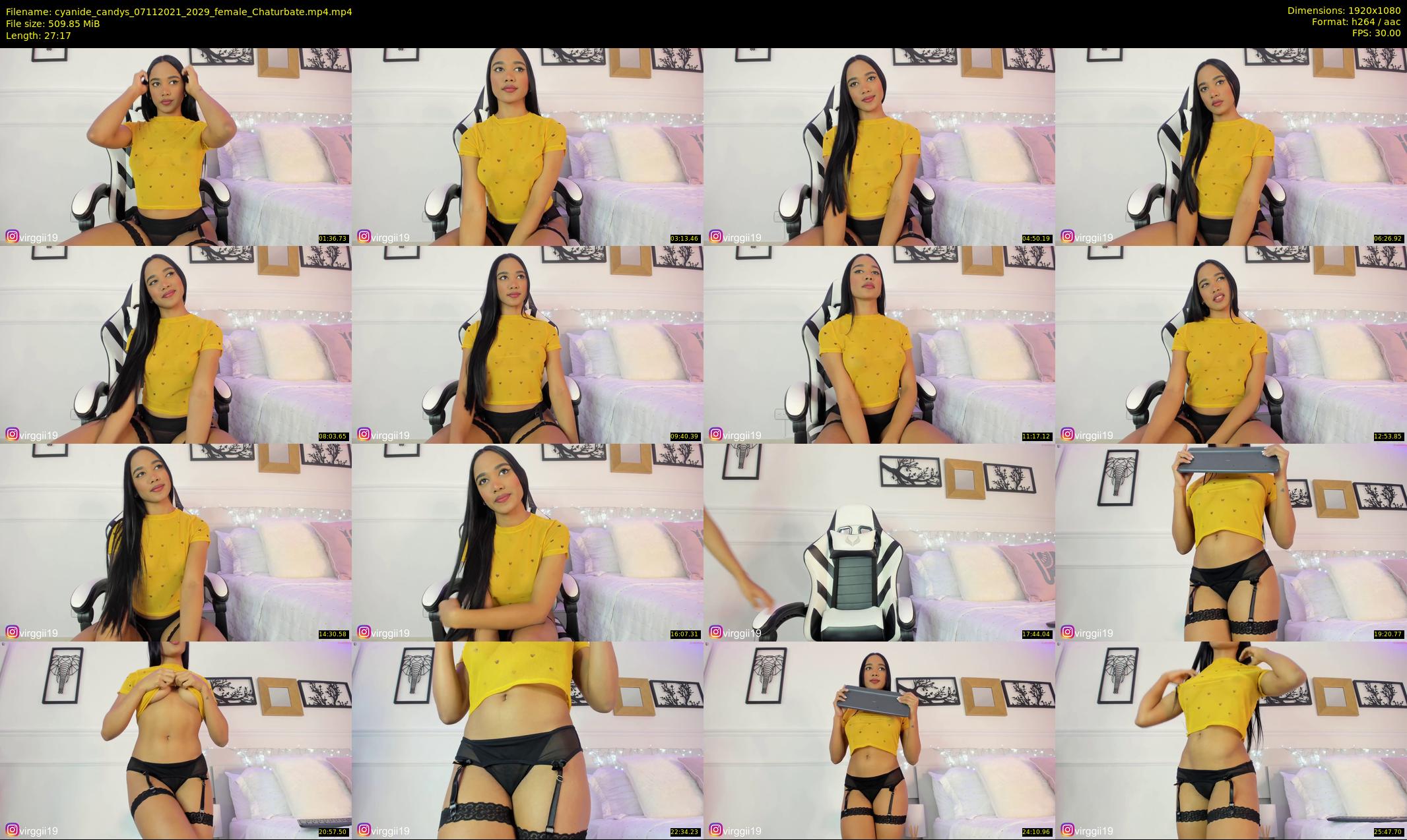 cyanide_candys — 28 minute Chaturbate female cam show recording, 1080p, Nov 7, 2021