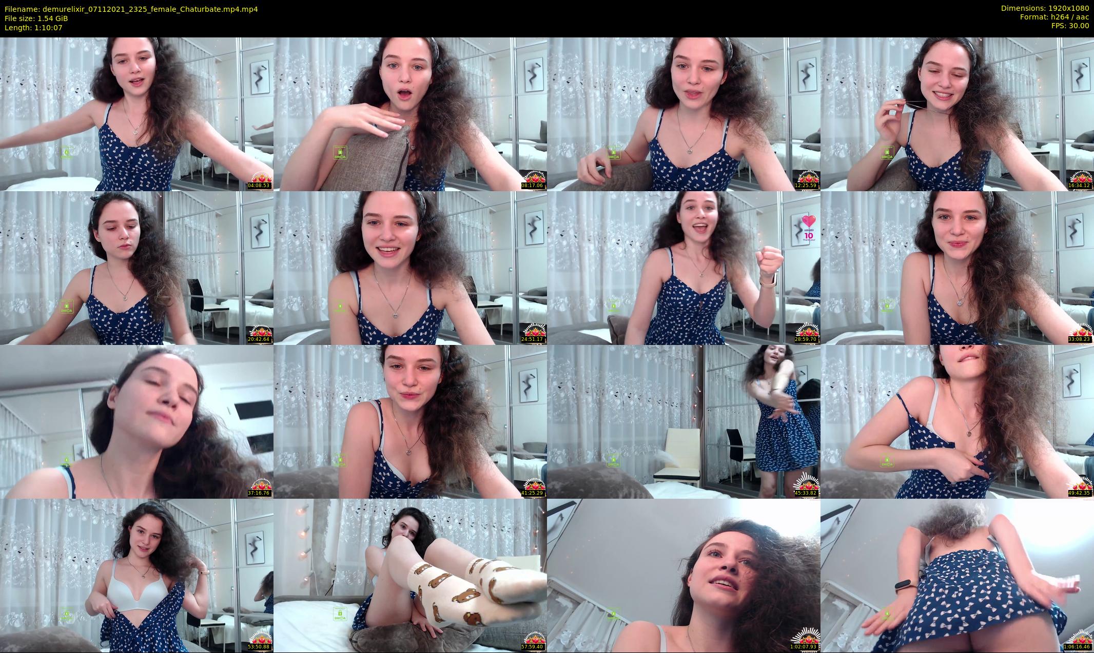 demurelixir — 71 minute Chaturbate female cam show recording, 1080p, Nov 7, 2021