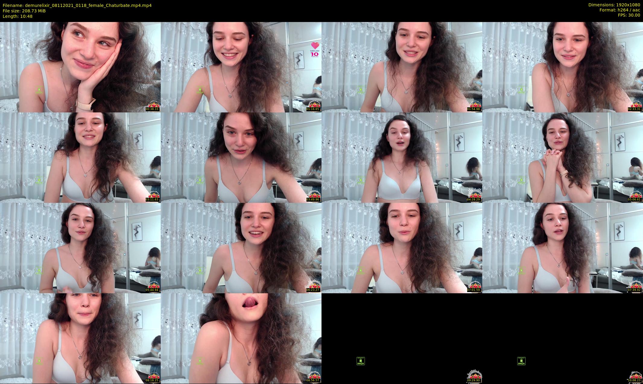 demurelixir — 11 minute Chaturbate female cam show recording, 1080p, Nov 8, 2021