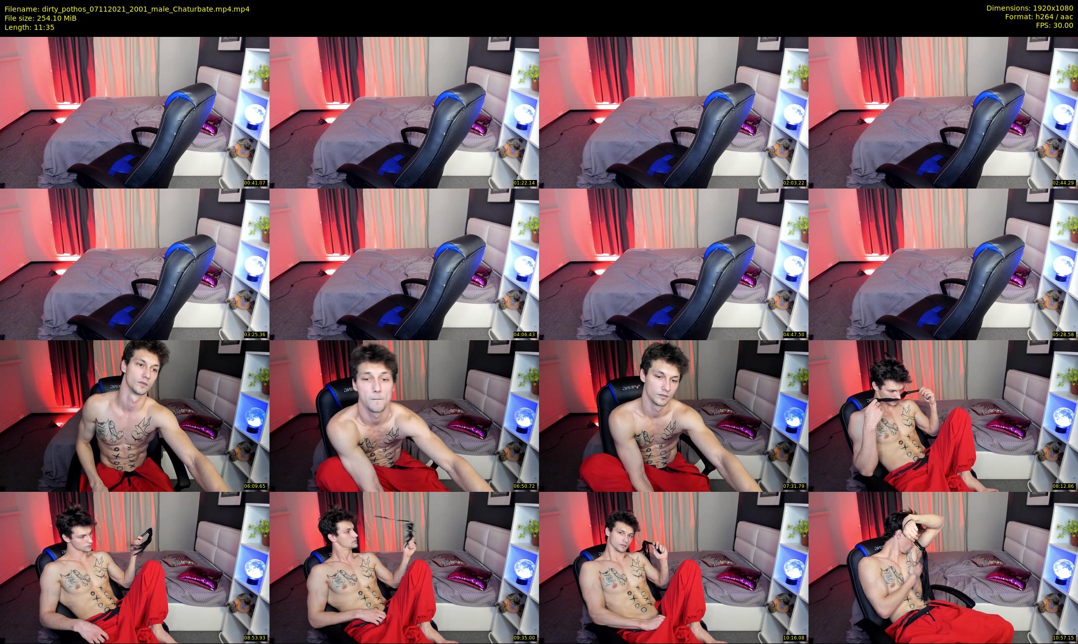 dirty_pothos — 12 minute Chaturbate male cam show recording, 1080p, Nov 7, 2021