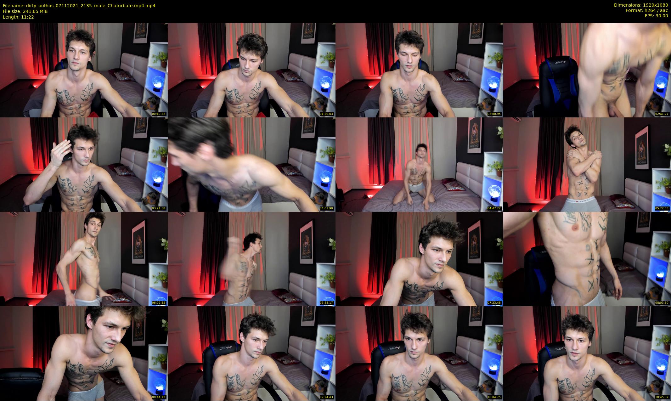 dirty_pothos — 12 minute Chaturbate male cam show recording, 1080p, Nov 7, 2021