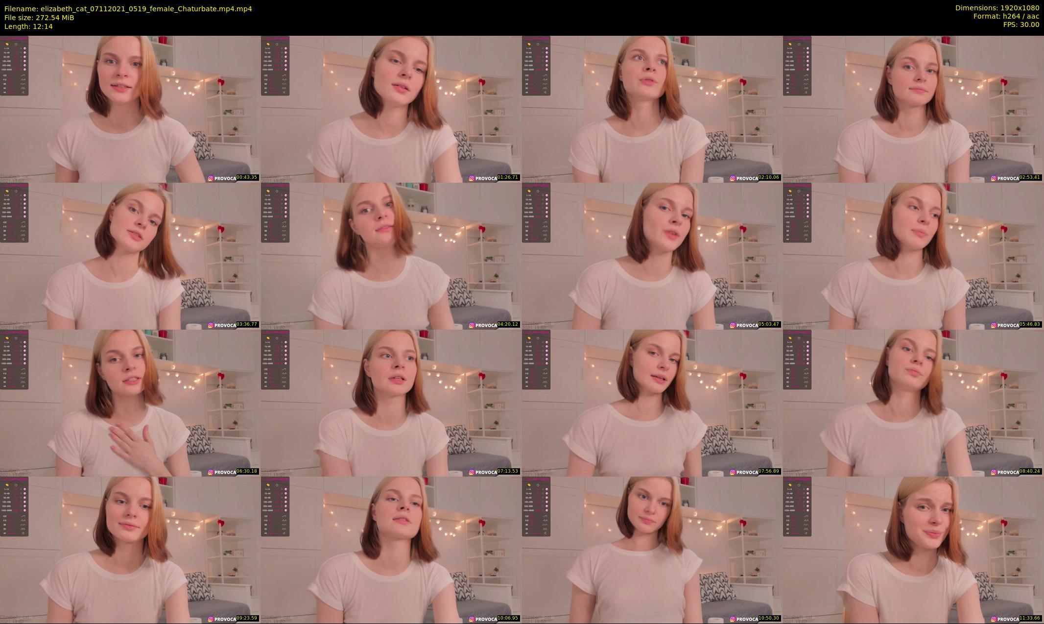 elizabeth_cat — 13 minute Chaturbate female cam show recording, 1080p, Nov 7, 2021