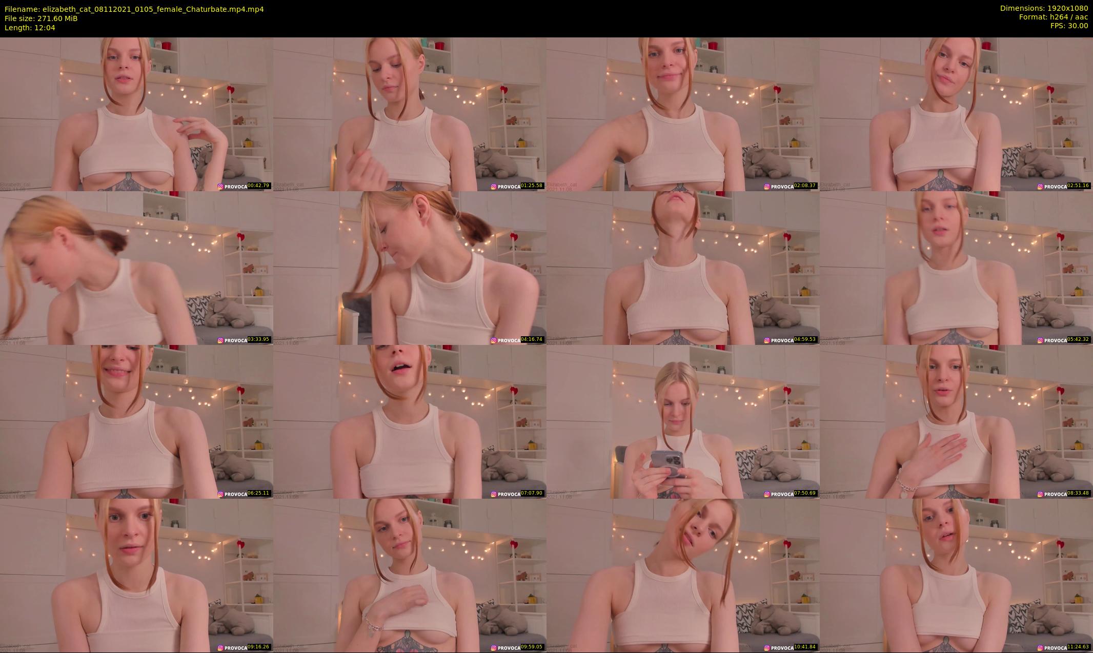 elizabeth_cat — 13 minute Chaturbate female cam show recording, 1080p, Nov 8, 2021