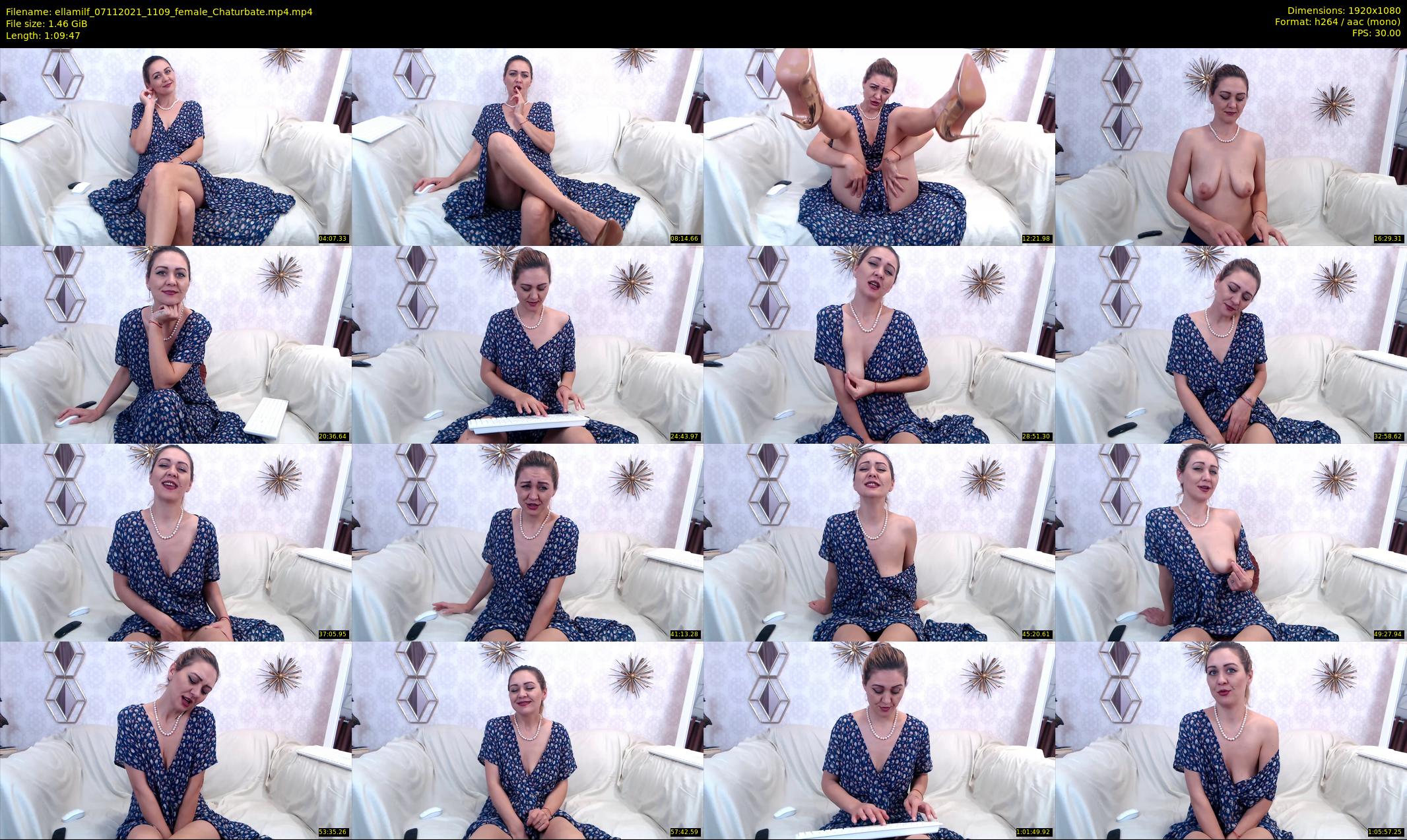 ellamilf — 70 minute Chaturbate female cam show recording, 1080p, Nov 7, 2021