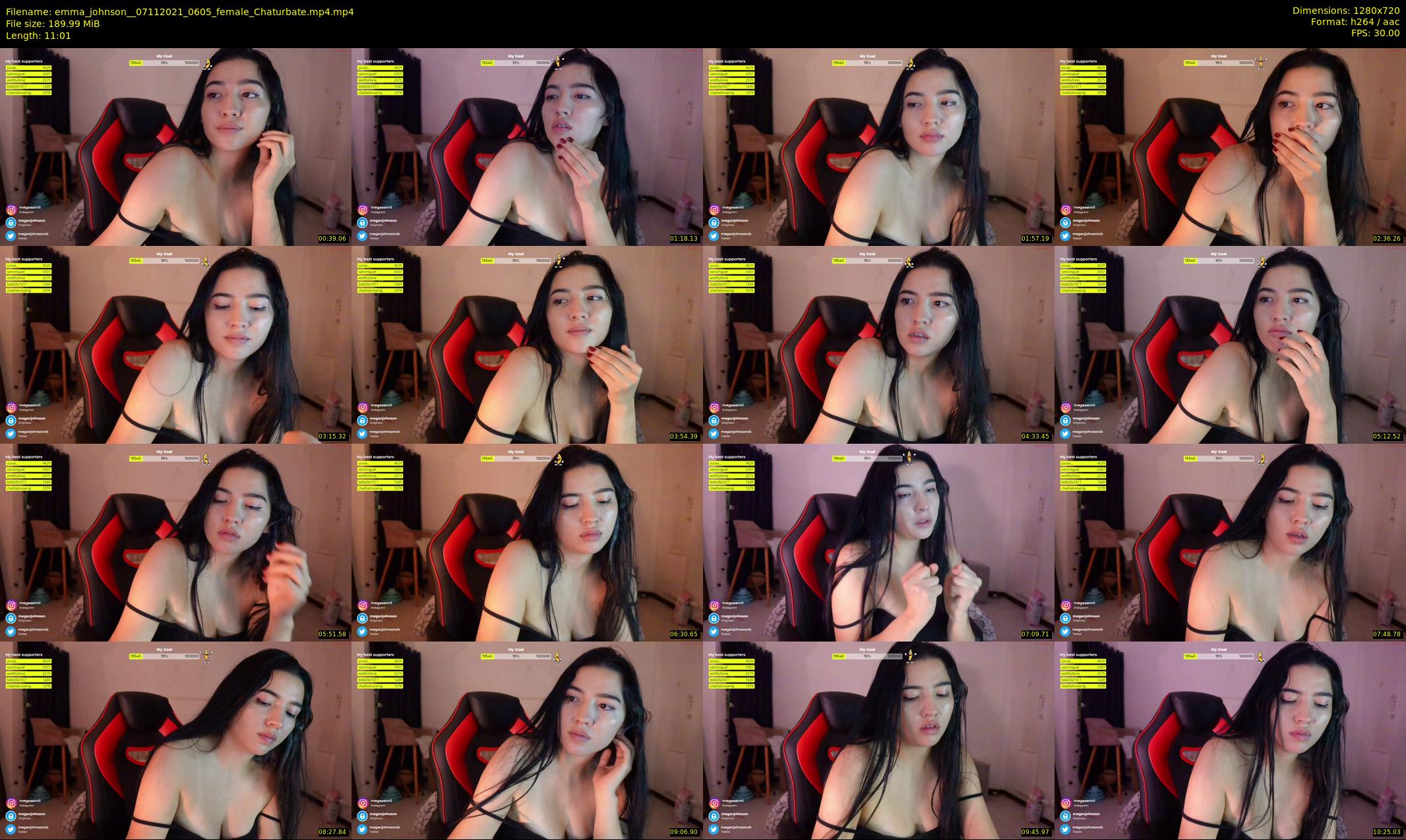 emma_johnson_ — 12 minute Chaturbate female cam show recording, 720p, Nov 7, 2021