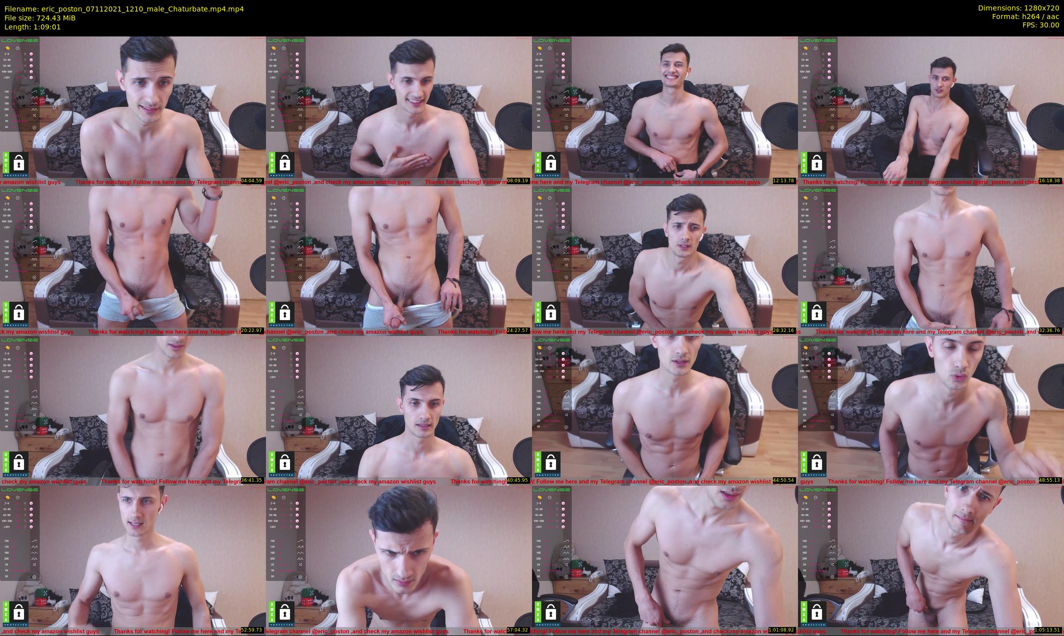 eric_poston — 70 minute Chaturbate male cam show recording, 720p, Nov 7, 2021