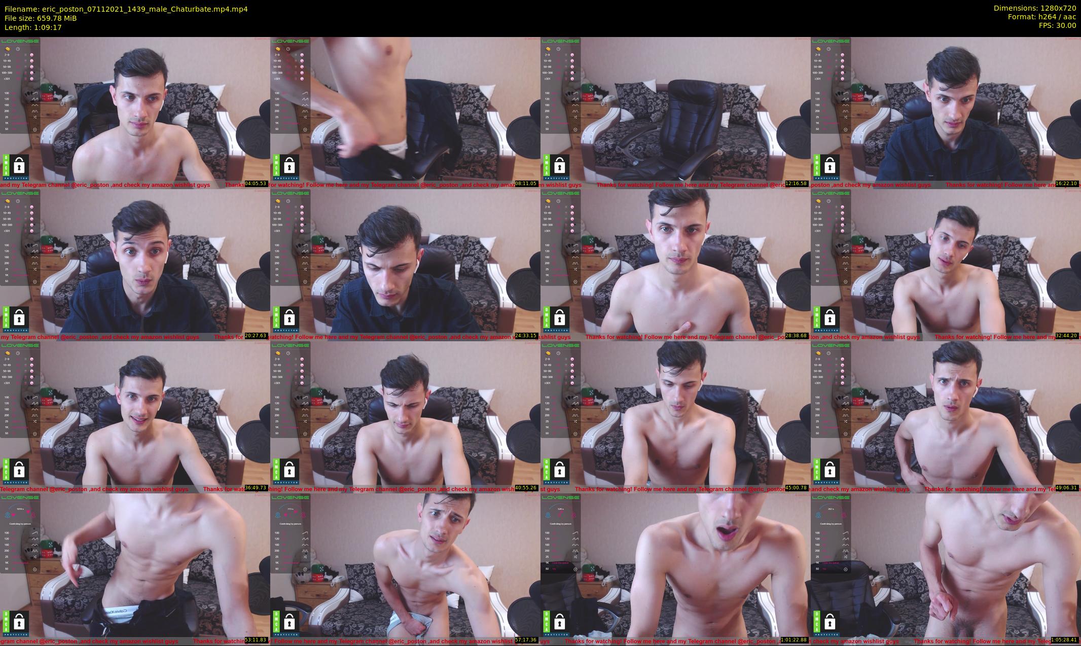 eric_poston — 70 minute Chaturbate male cam show recording, 720p, Nov 7, 2021