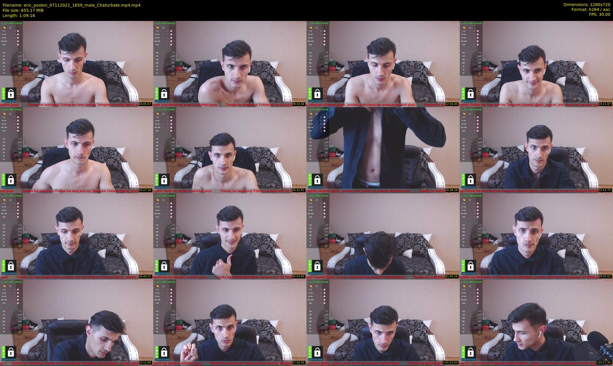 eric_poston — 70 minute Chaturbate male cam show recording, 720p, Nov 7, 2021