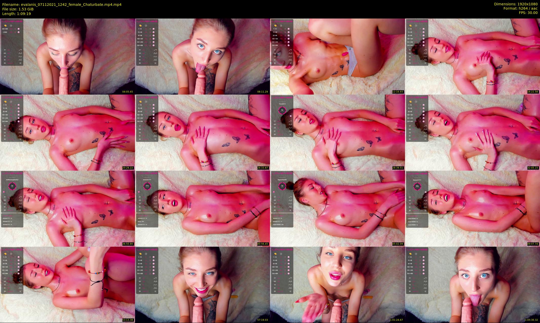 evalanis — 70 minute Chaturbate couple cam show recording, 1080p, Nov 7, 2021