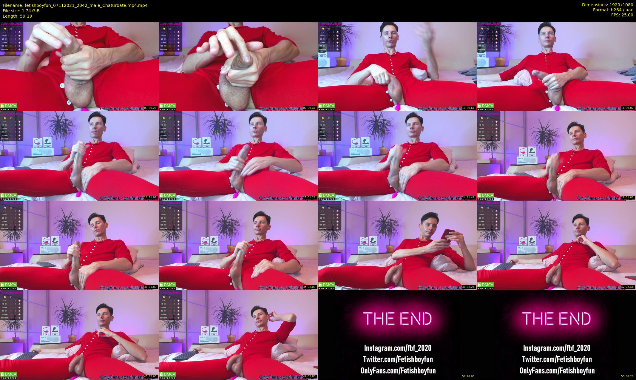 fetishboyfun — 60 minute Chaturbate male cam show recording, 1080p, Nov 7, 2021