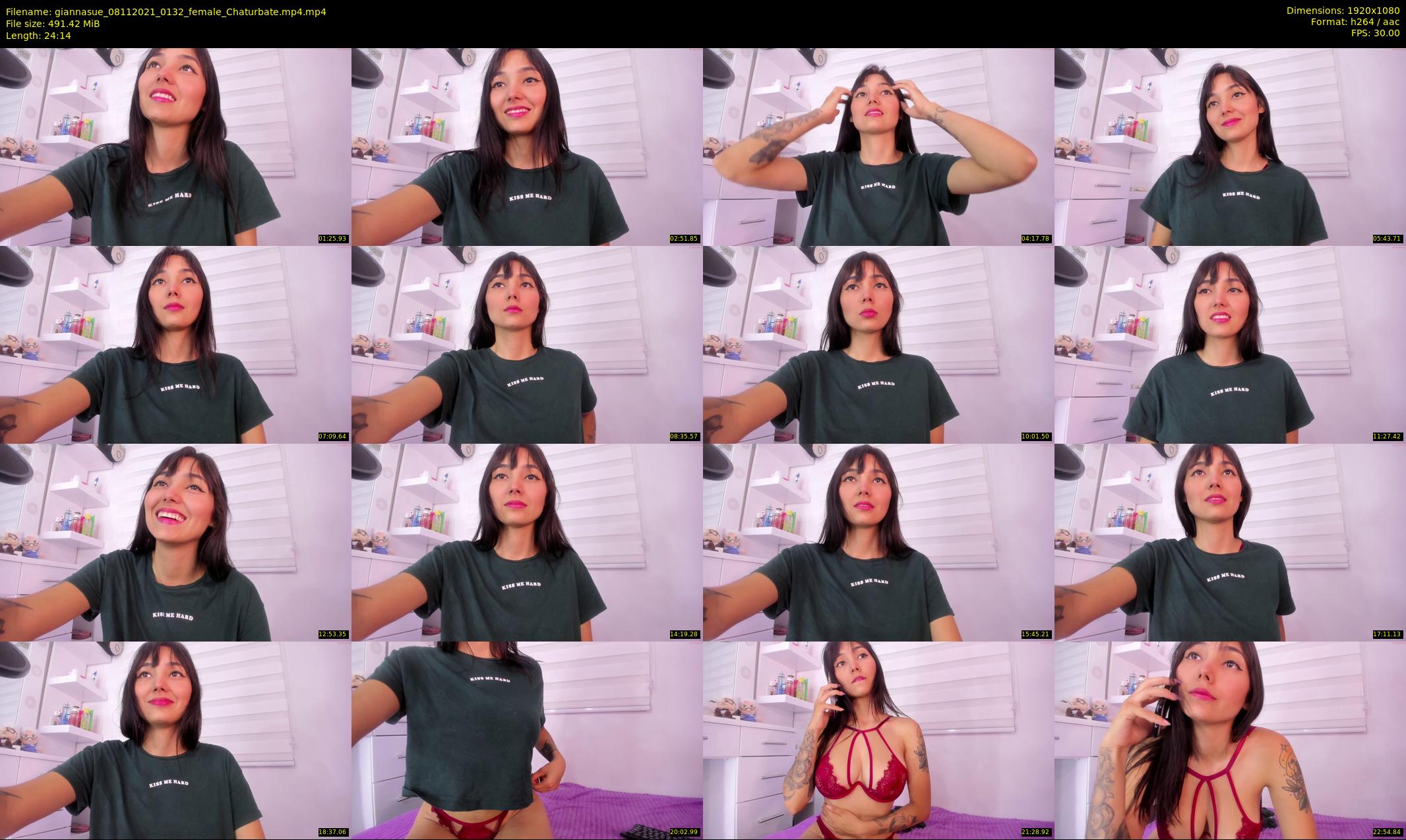 giannasue — 25 minute Chaturbate female cam show recording, 1080p, Nov 8, 2021