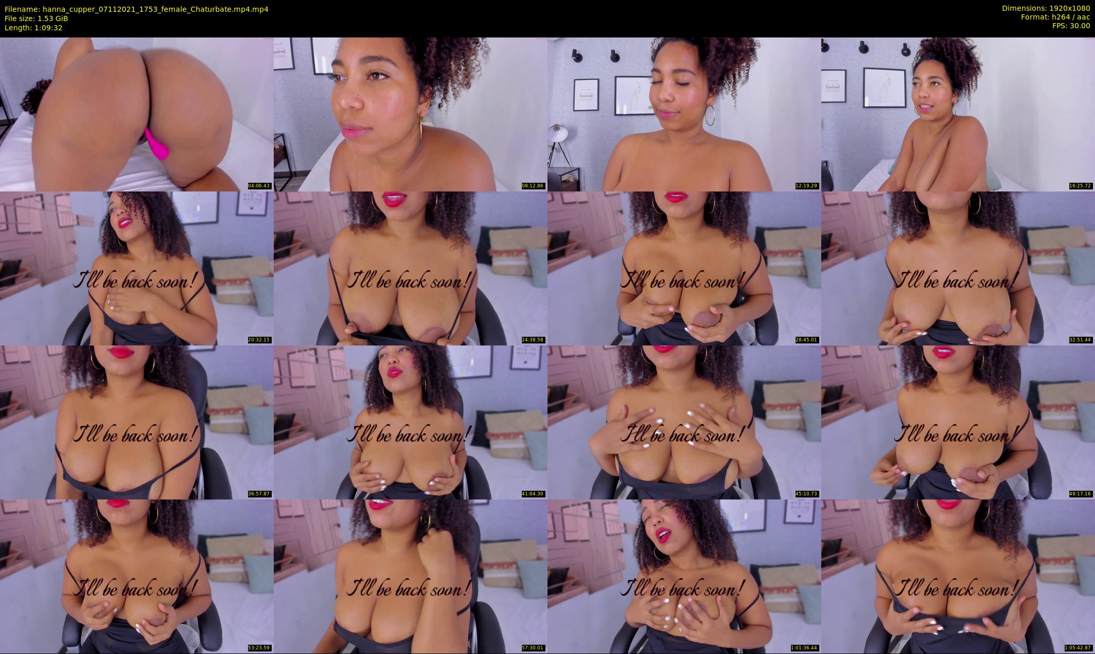 hanna_cupper — 70 minute Chaturbate female cam show recording, 1080p, Nov 7, 2021