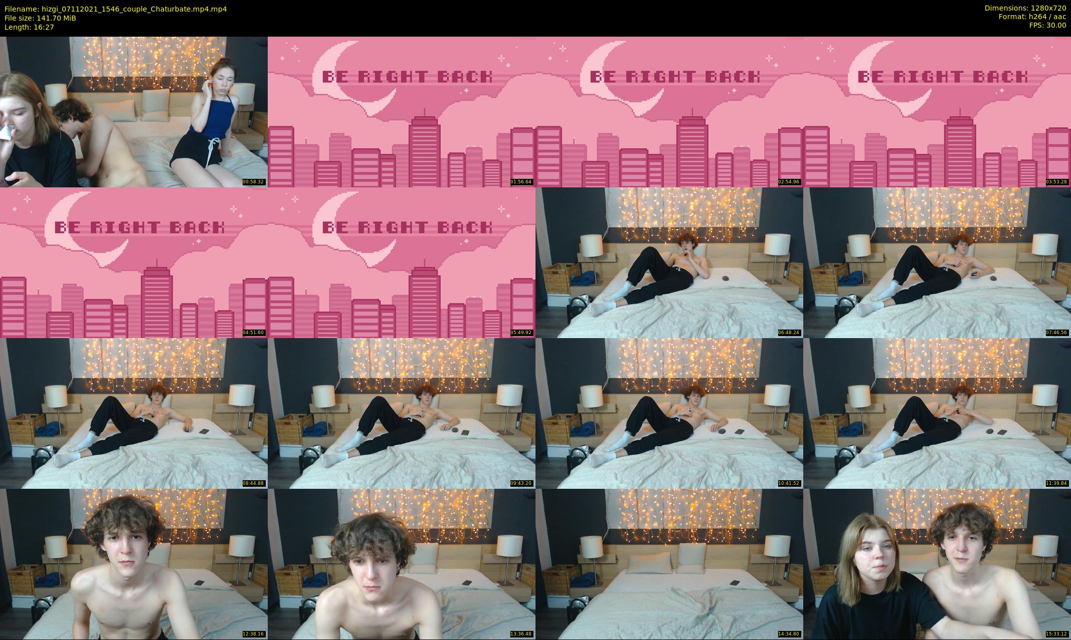 hizgi — 17 minute Chaturbate couple cam show recording, 720p, Nov 7, 2021