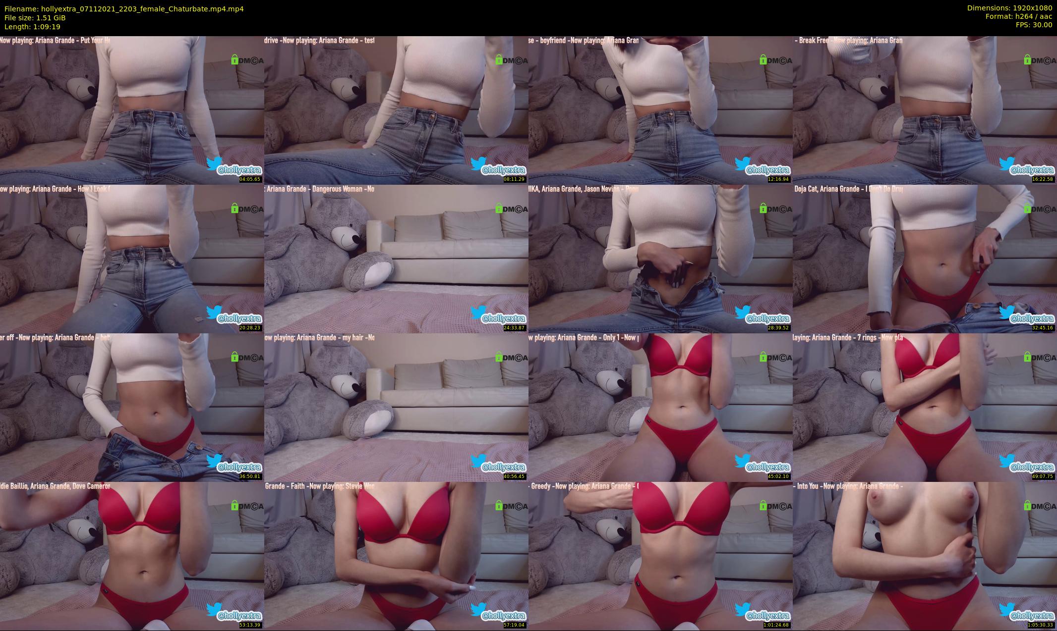 hollyextra — 70 minute Chaturbate female cam show recording, 1080p, Nov 7, 2021
