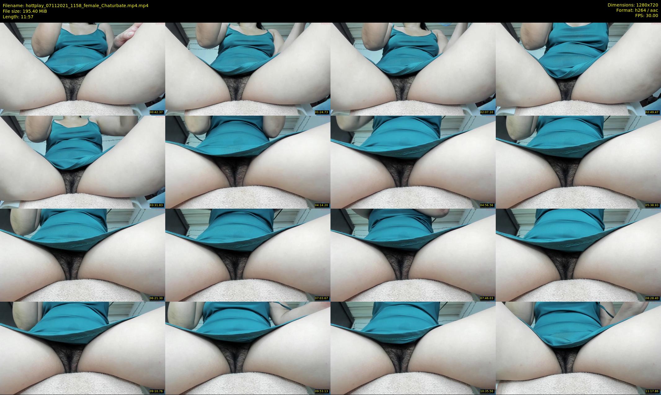 hottplay — 12 minute Chaturbate female cam show recording, 720p, Nov 7, 2021