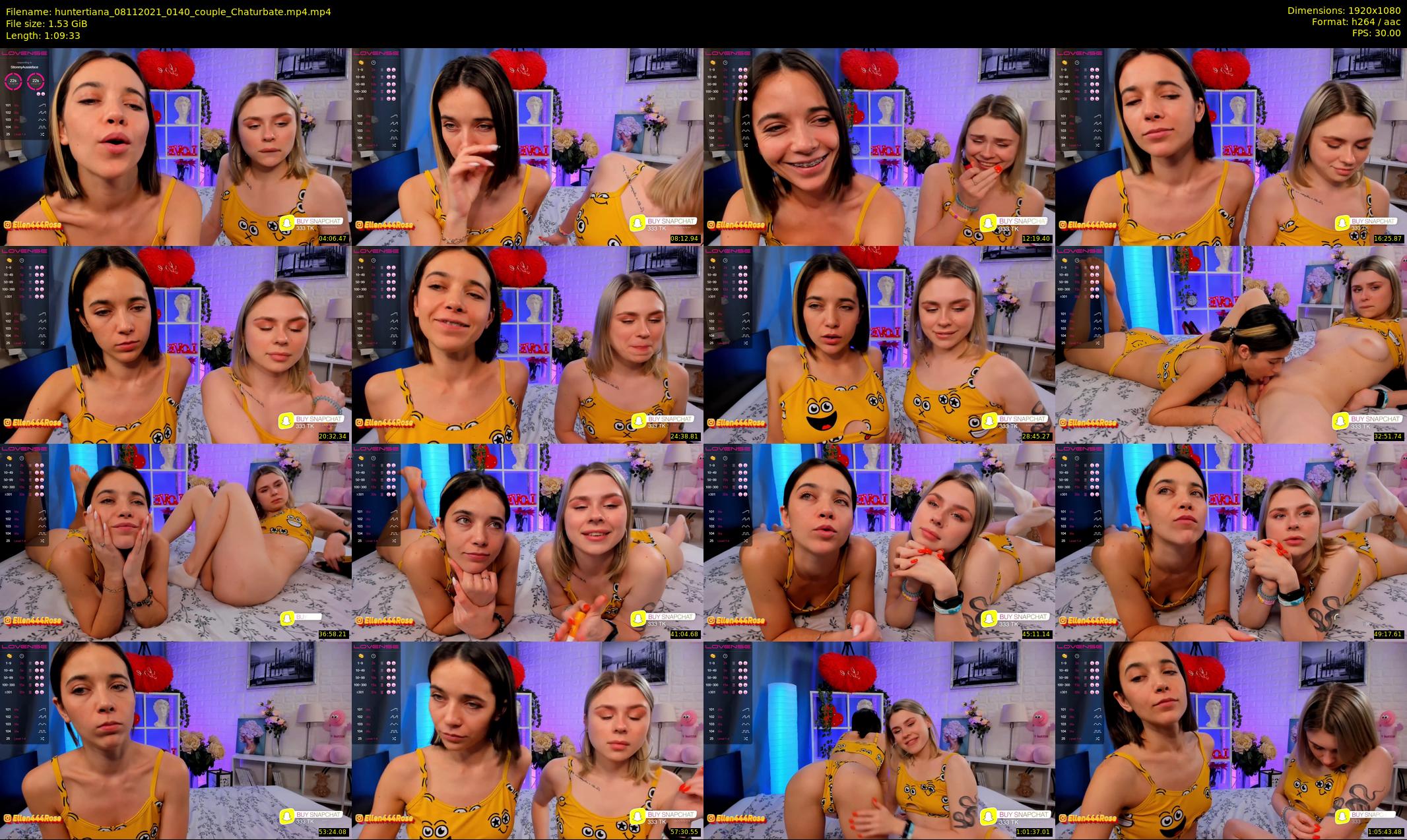 huntertiana — 70 minute Chaturbate female cam show recording, 1080p, Nov 8, 2021