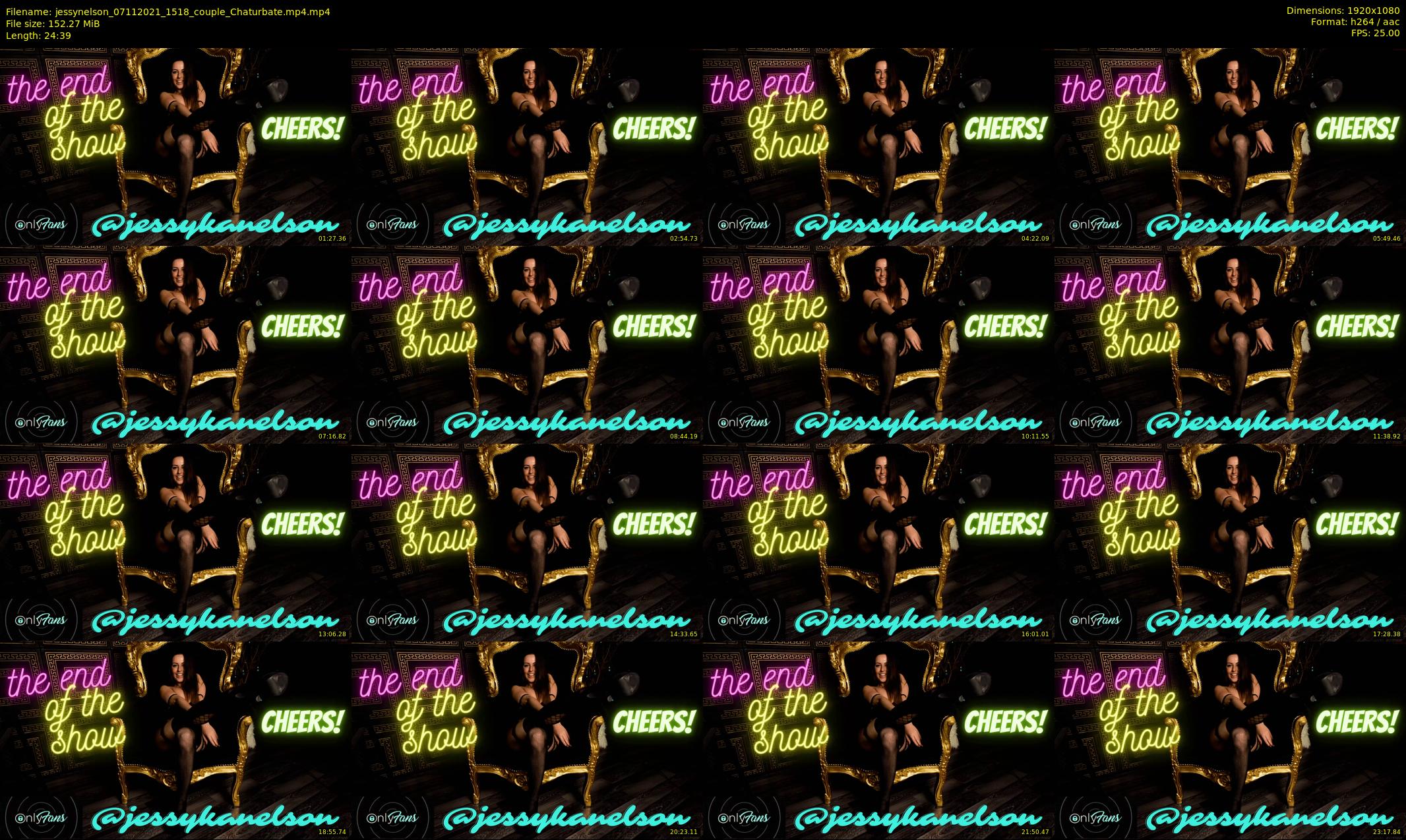 jessynelson — 25 minute Chaturbate female cam show recording, 1080p, Nov 7, 2021