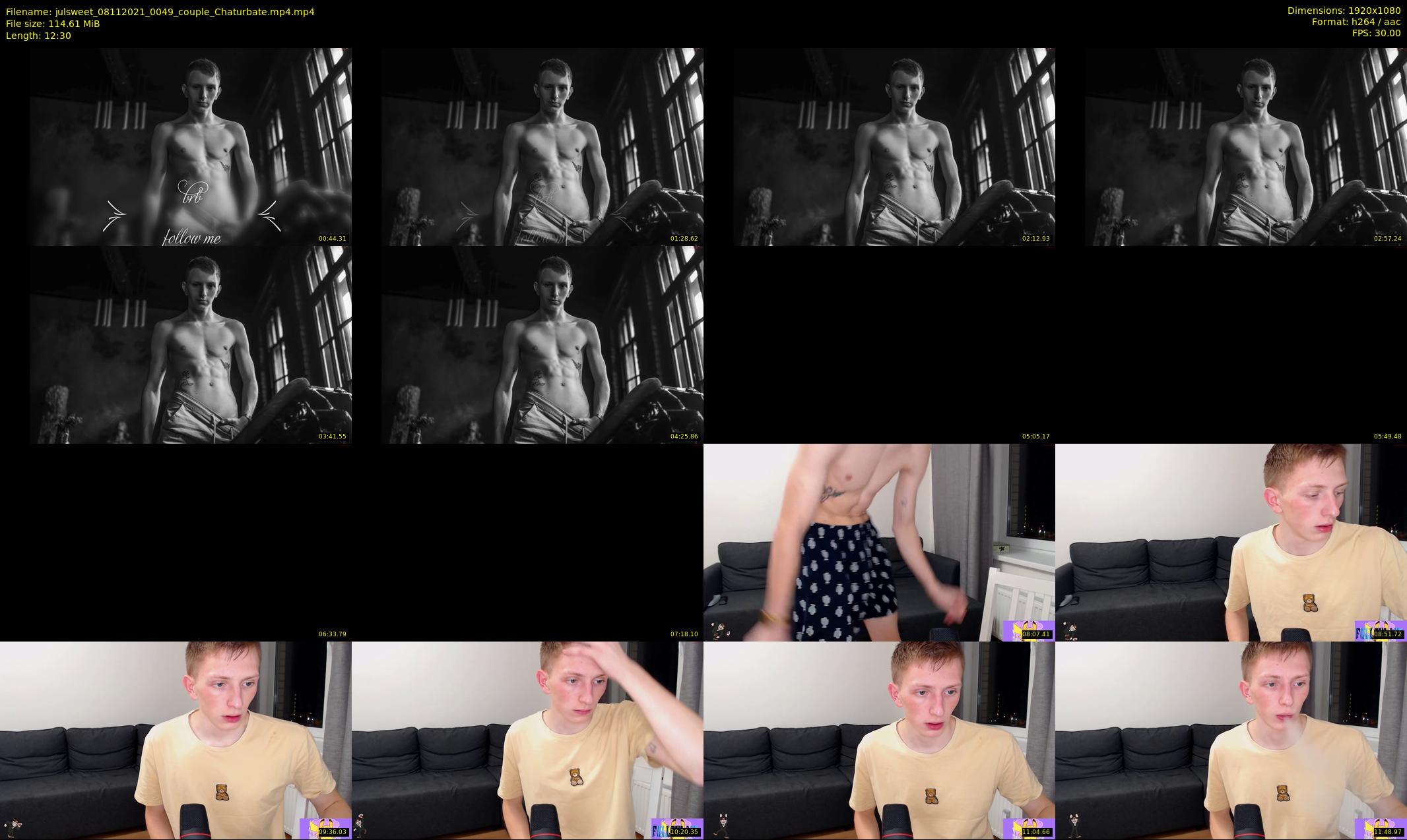 julsweet — 13 minute Chaturbate male cam show recording, 1080p, Nov 8, 2021