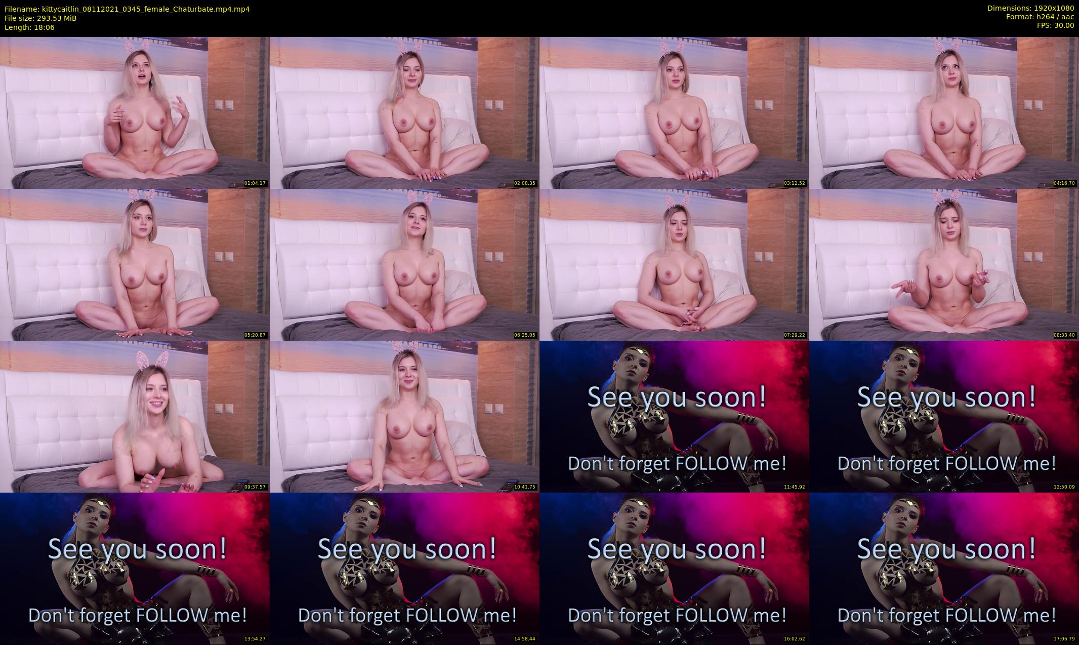 kittycaitlin — 19 minute Chaturbate female cam show recording, 1080p, Nov 8, 2021