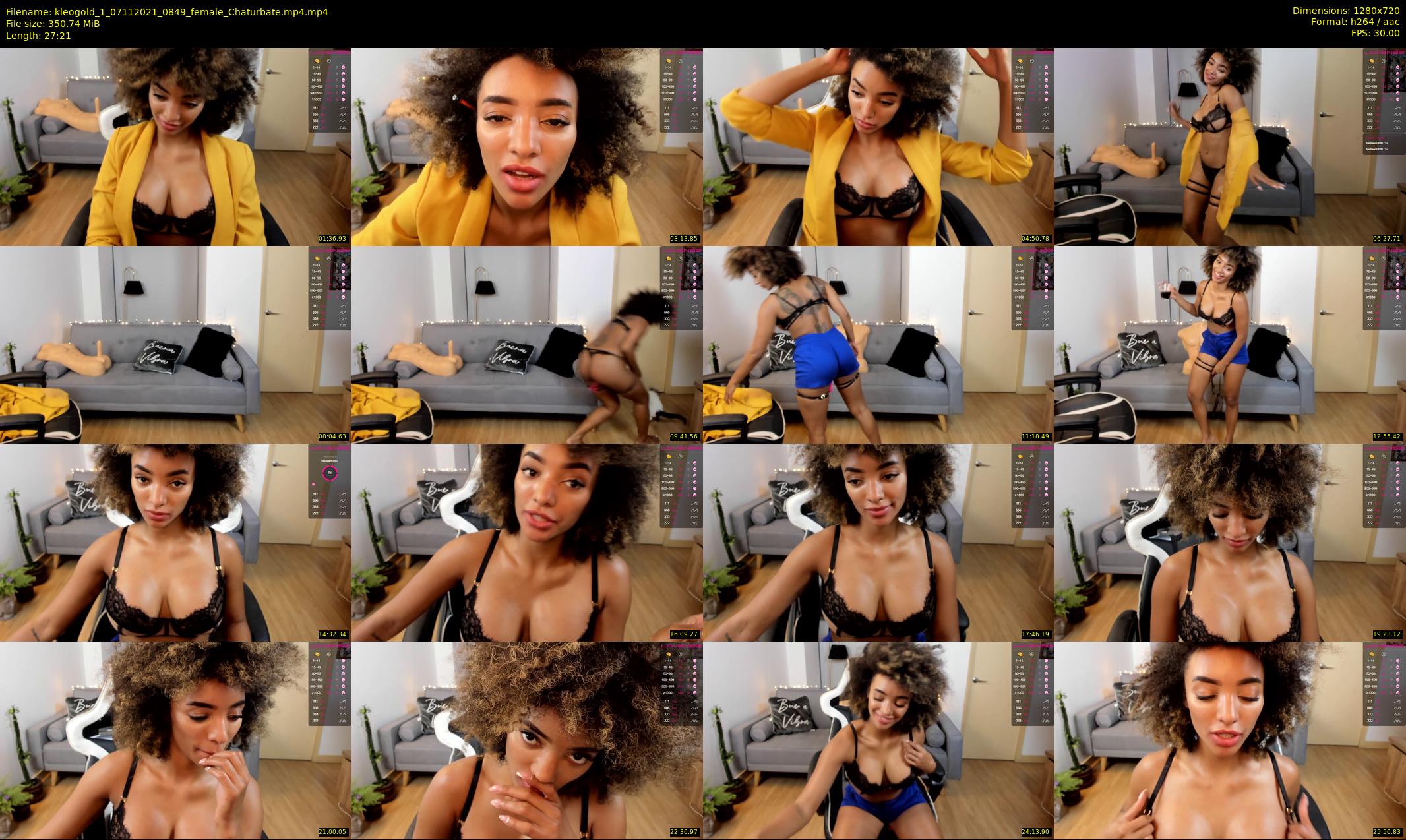 kleogold_1 — 28 minute Chaturbate female cam show recording, 720p, Nov 7, 2021