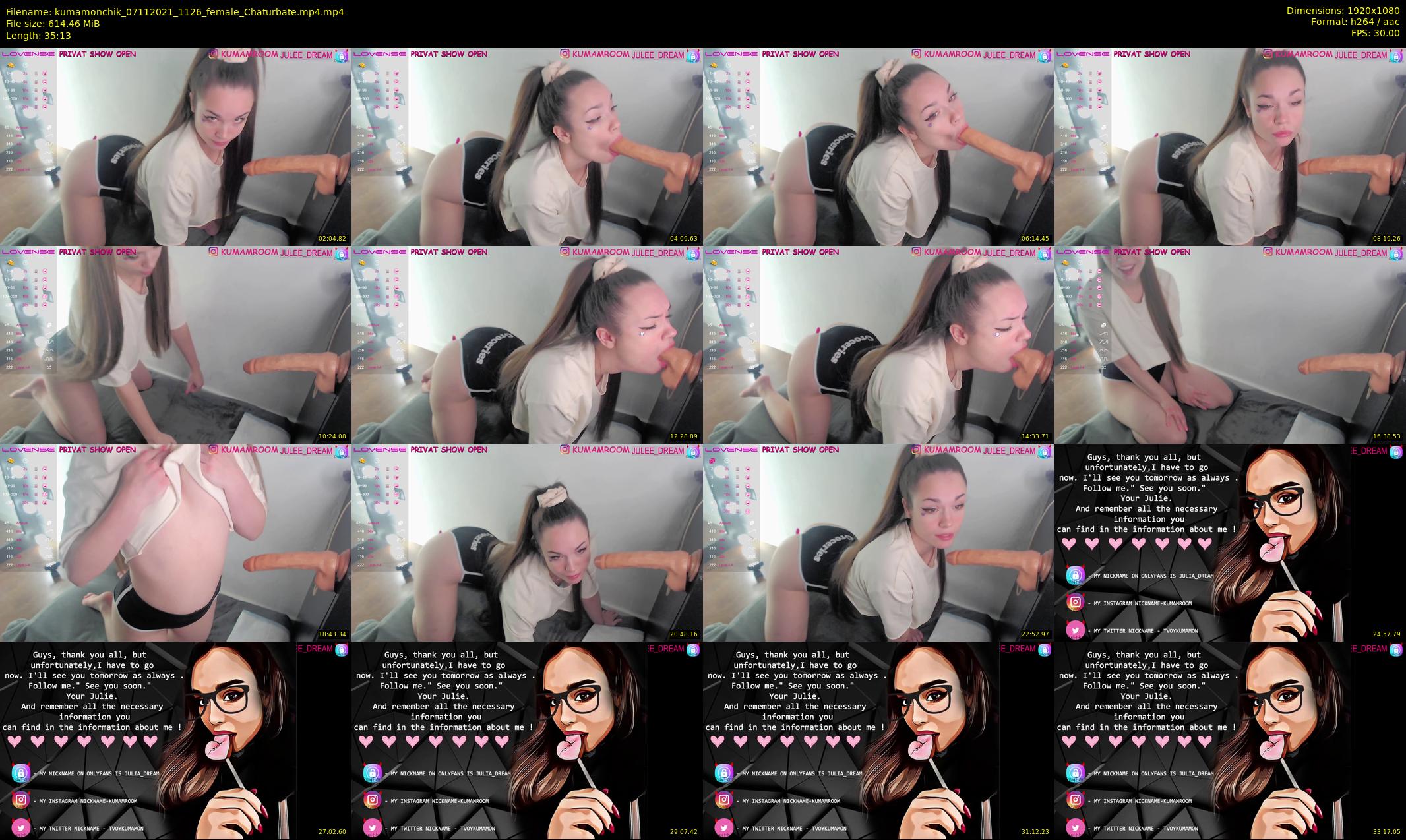 kumamonchik — 36 minute Chaturbate couple cam show recording, 1080p, Nov 7, 2021