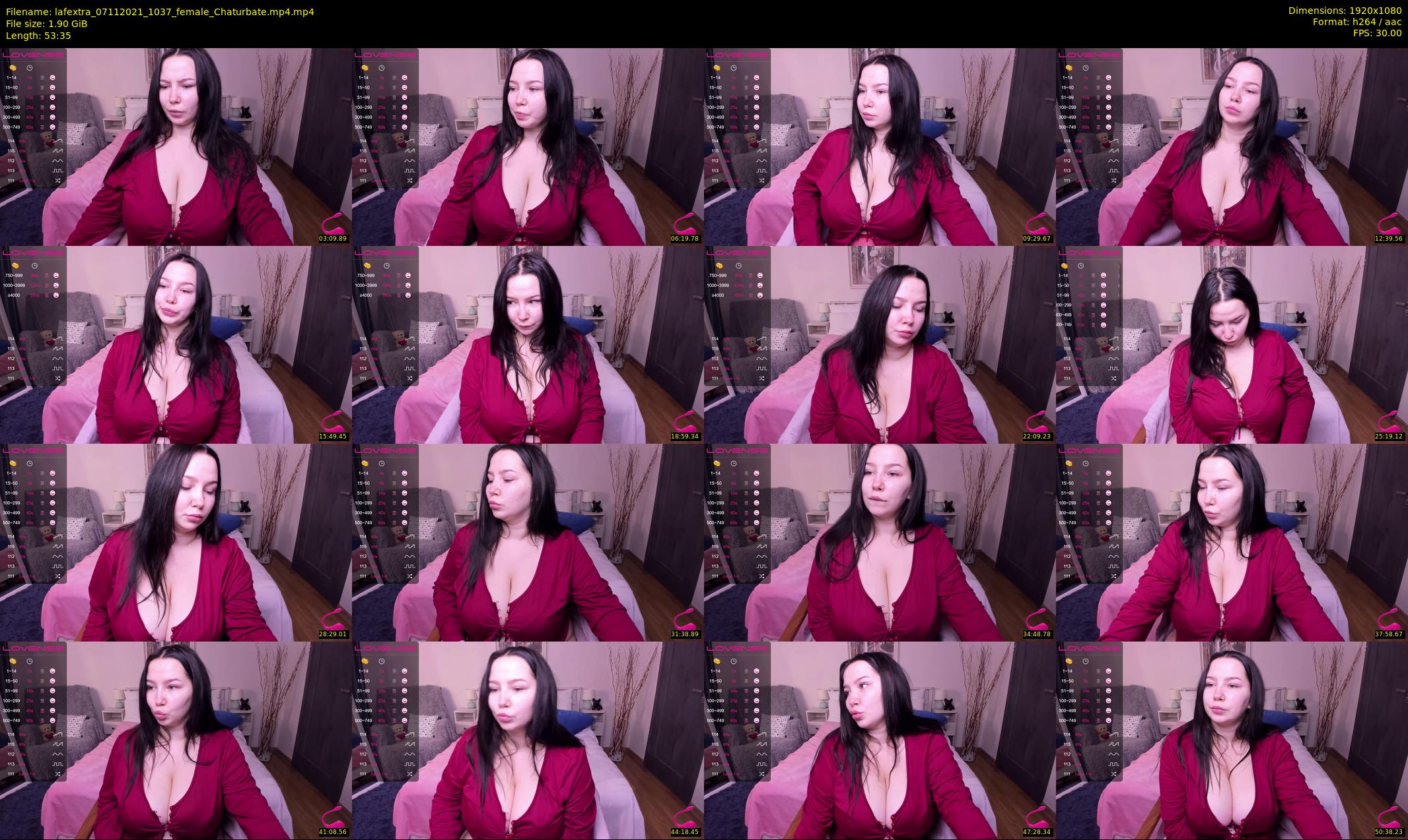 lafextra — 54 minute Chaturbate female cam show recording, 1080p, Nov 7, 2021