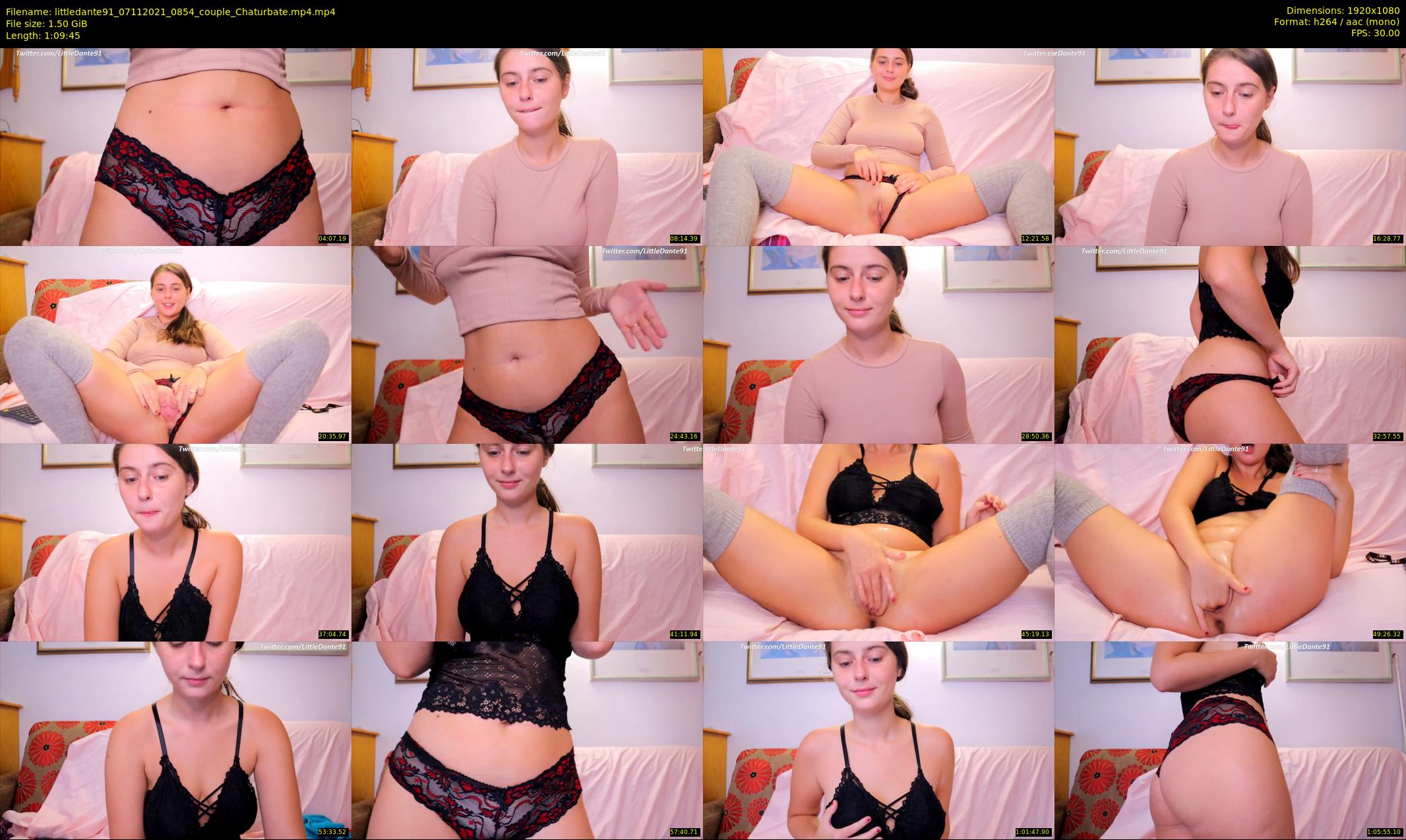 littledante91 — 70 minute Chaturbate couple cam show recording, 1080p, Nov 7, 2021