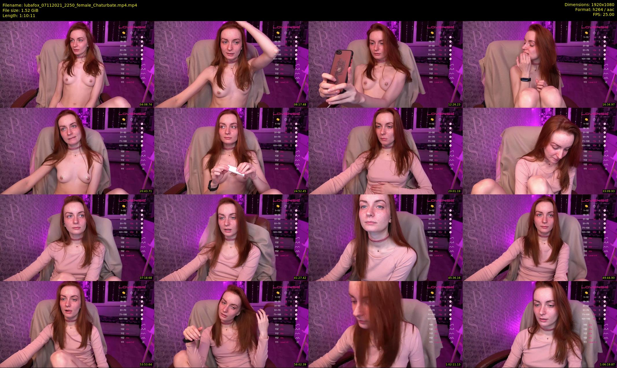 lubafox — 71 minute Chaturbate female cam show recording, 1080p, Nov 7, 2021