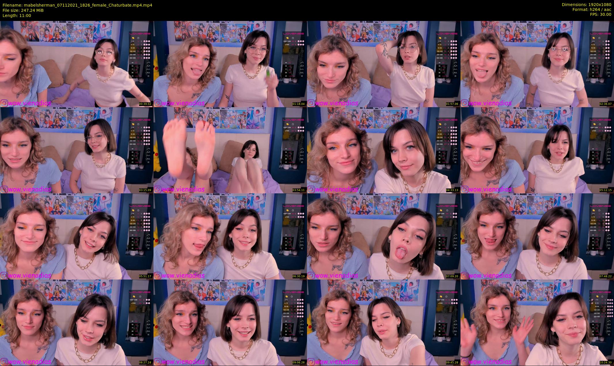 mabelsherman — 11 minute Chaturbate couple cam show recording, 1080p, Nov 7, 2021