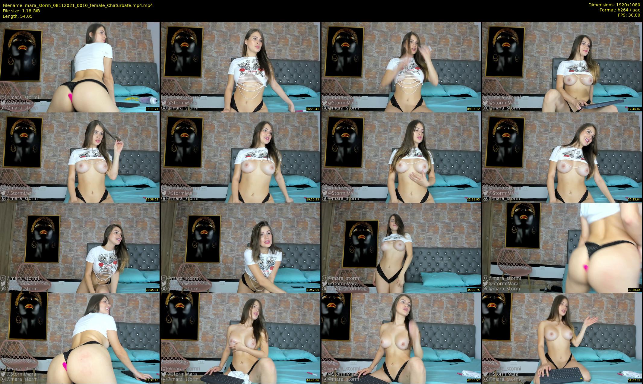 mara_storm — 55 minute Chaturbate female cam show recording, 1080p, Nov 8, 2021