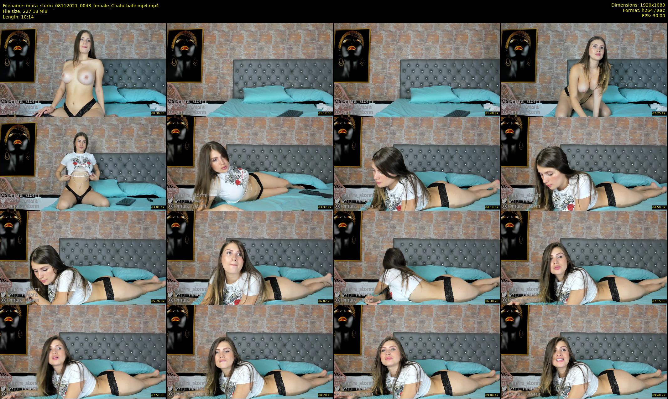 mara_storm — 11 minute Chaturbate female cam show recording, 1080p, Nov 8, 2021