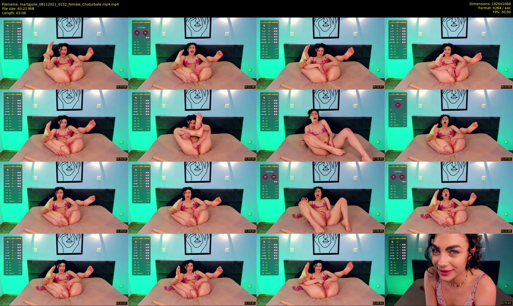 martajolie — 4 minute Chaturbate female cam show recording, 1080p, Nov 8, 2021