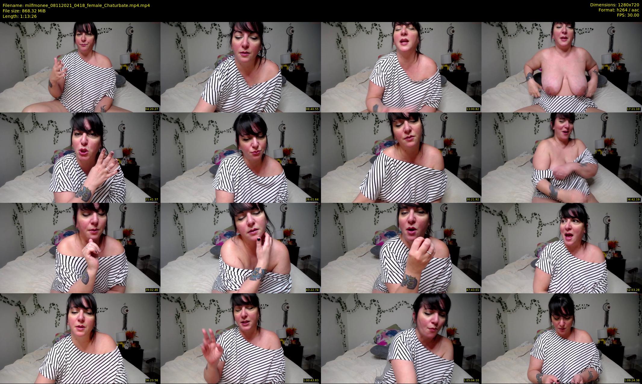 milfmonee — 74 minute Chaturbate female cam show recording, 720p, Nov 8, 2021