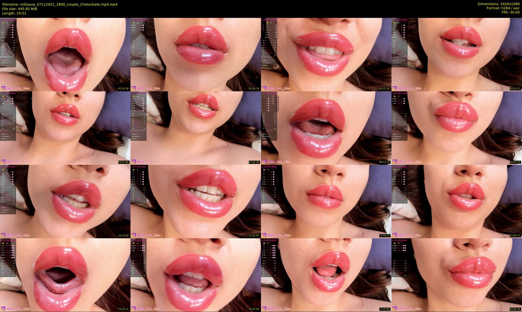 millaava — 20 minute Chaturbate female cam show recording, 1080p, Nov 7, 2021