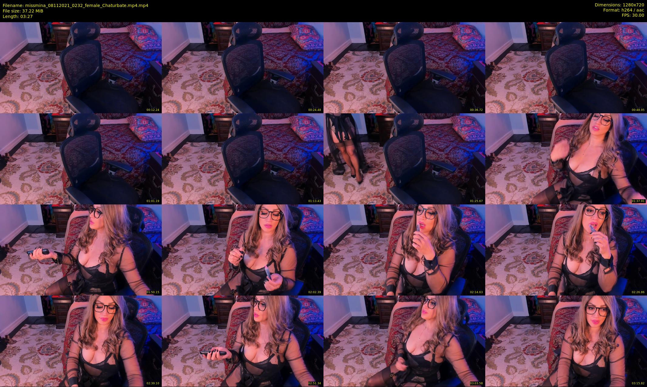 missmina — 4 minute Chaturbate female cam show recording, 720p, Nov 8, 2021