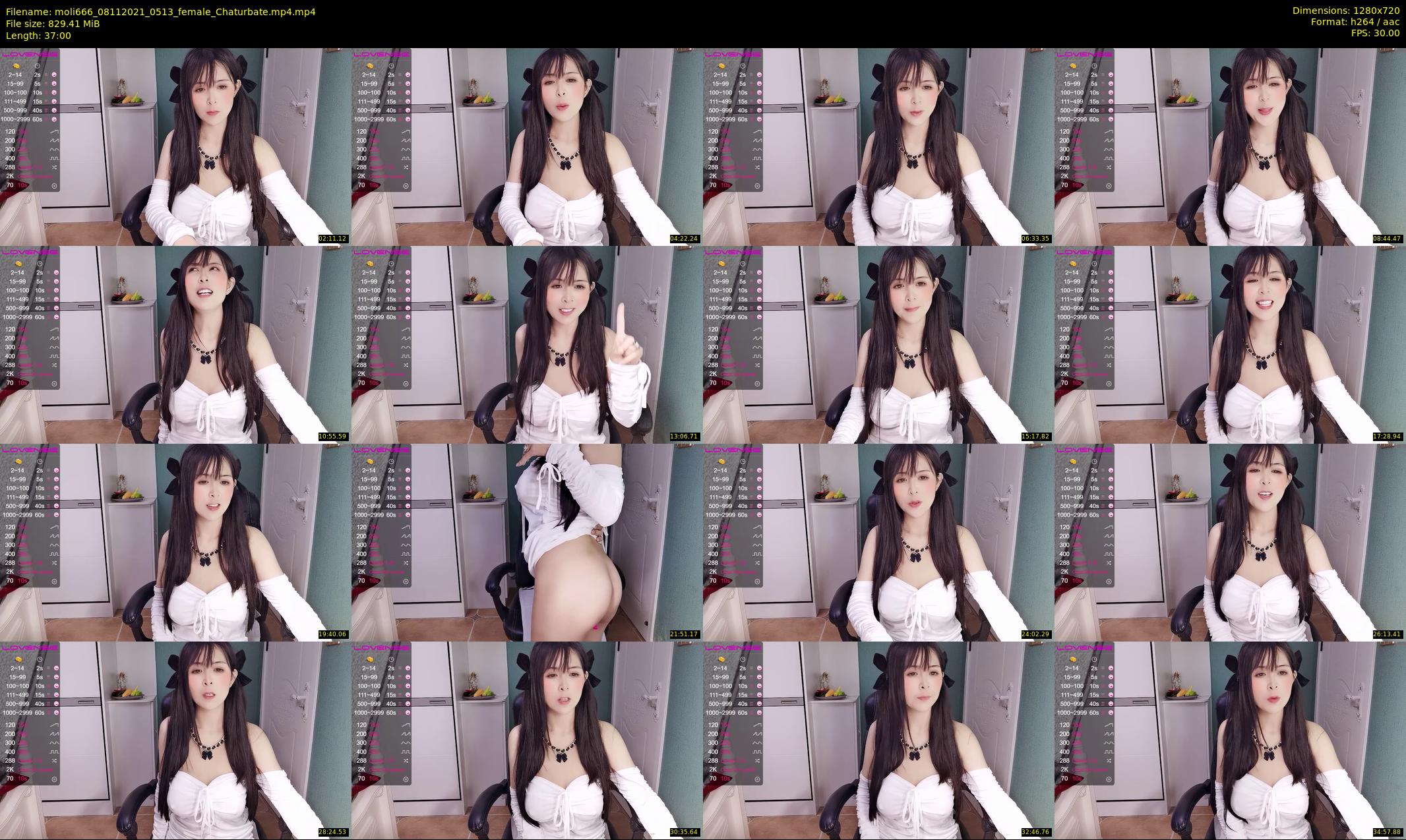 moli666 — 37 minute Chaturbate female cam show recording, 720p, Nov 8, 2021