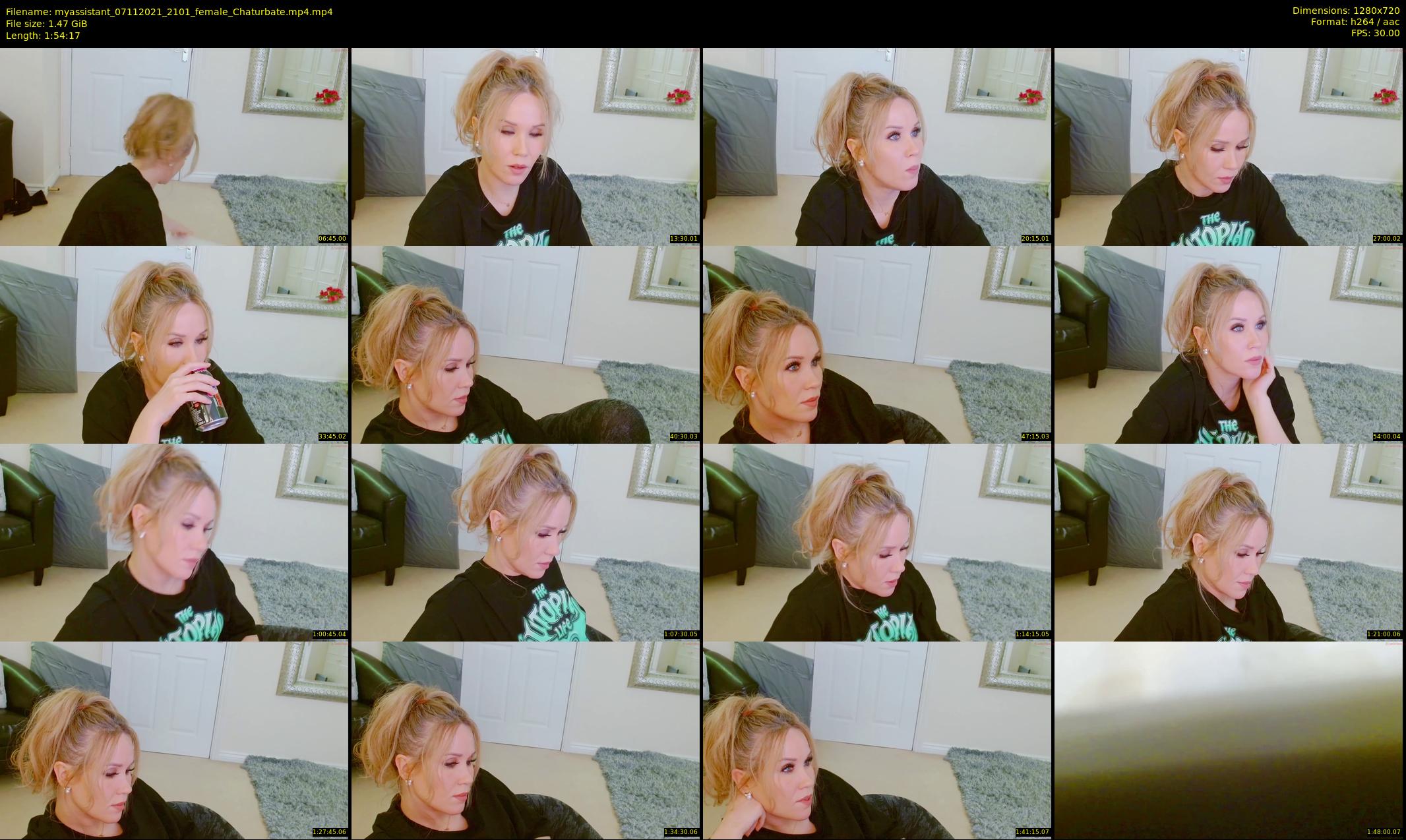 myassistant — 115 minute Chaturbate female cam show recording, 720p, Nov 7, 2021