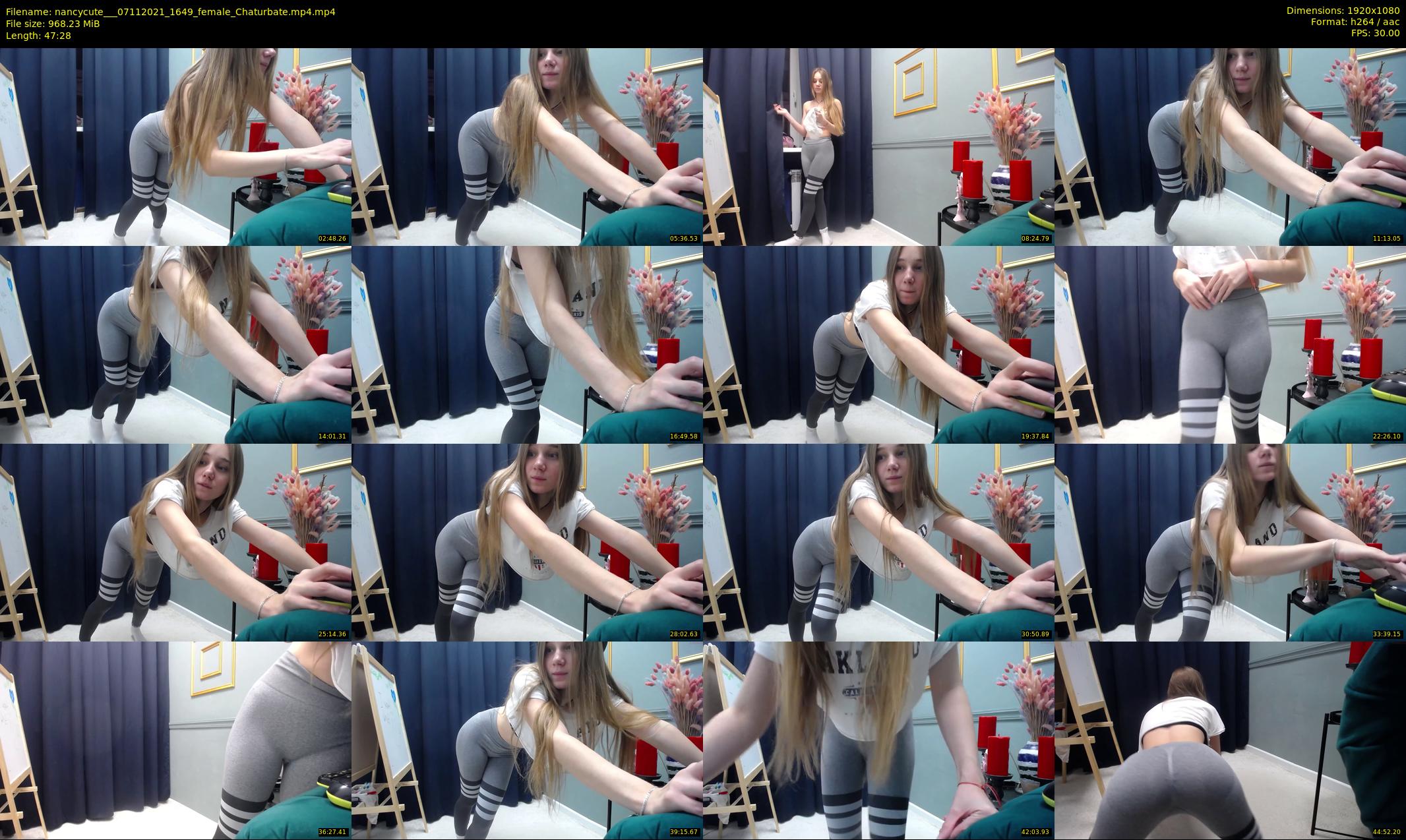 nancycute__ — 48 minute Chaturbate female cam show recording, 1080p, Nov 7, 2021