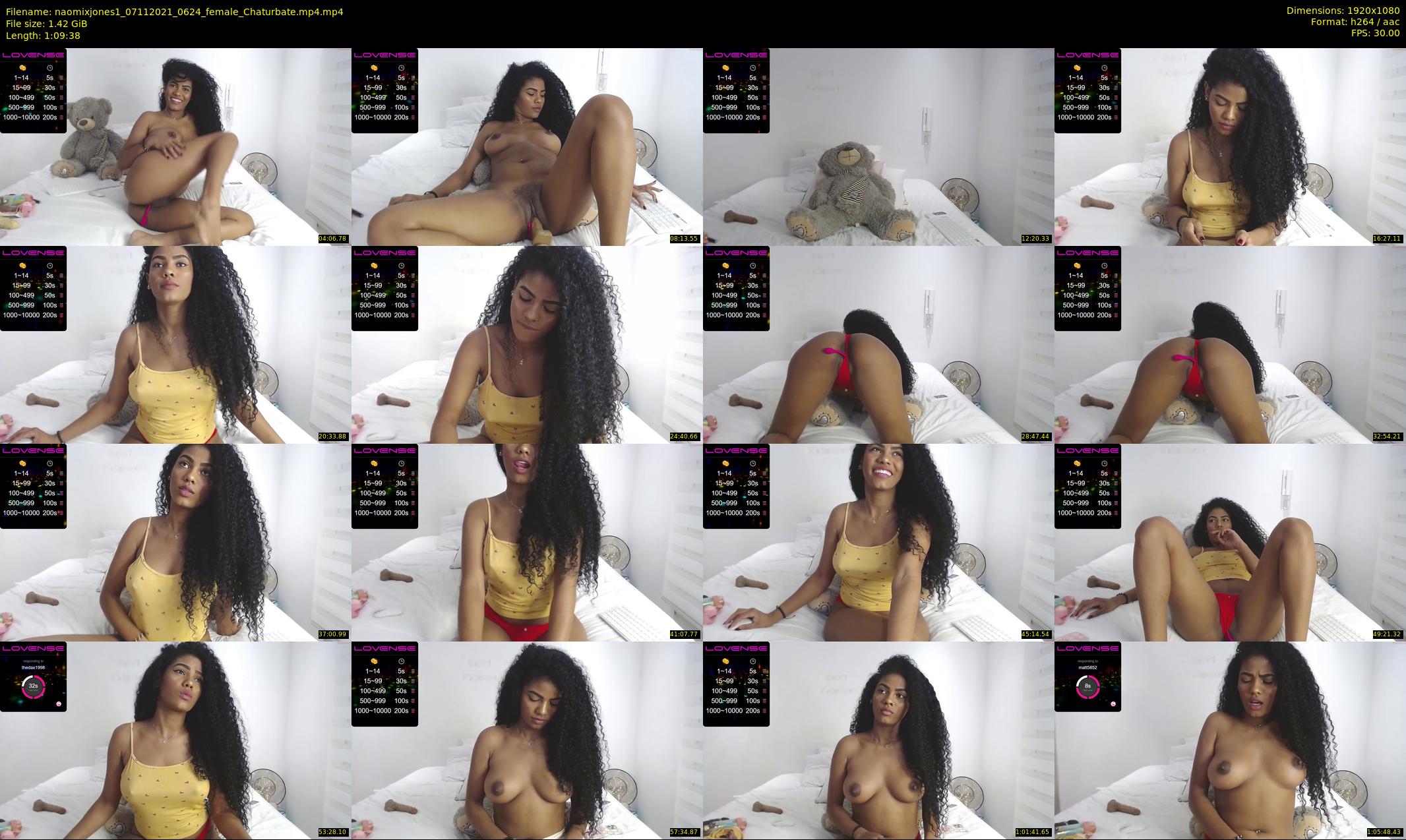 naomixjones1 — 70 minute Chaturbate female cam show recording, 1080p, Nov 7, 2021
