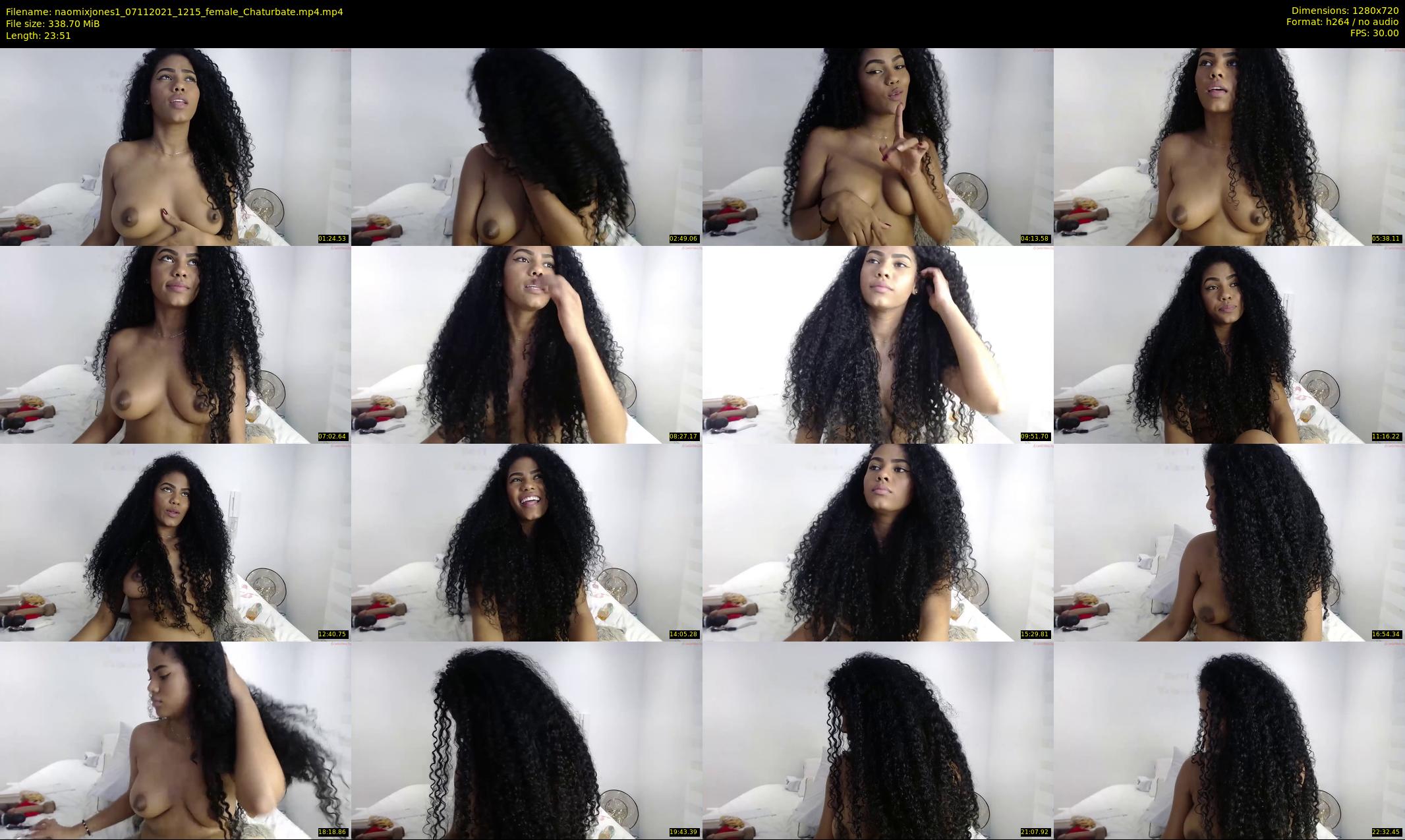 naomixjones1 — 24 minute Chaturbate female cam show recording, 720p, Nov 7, 2021