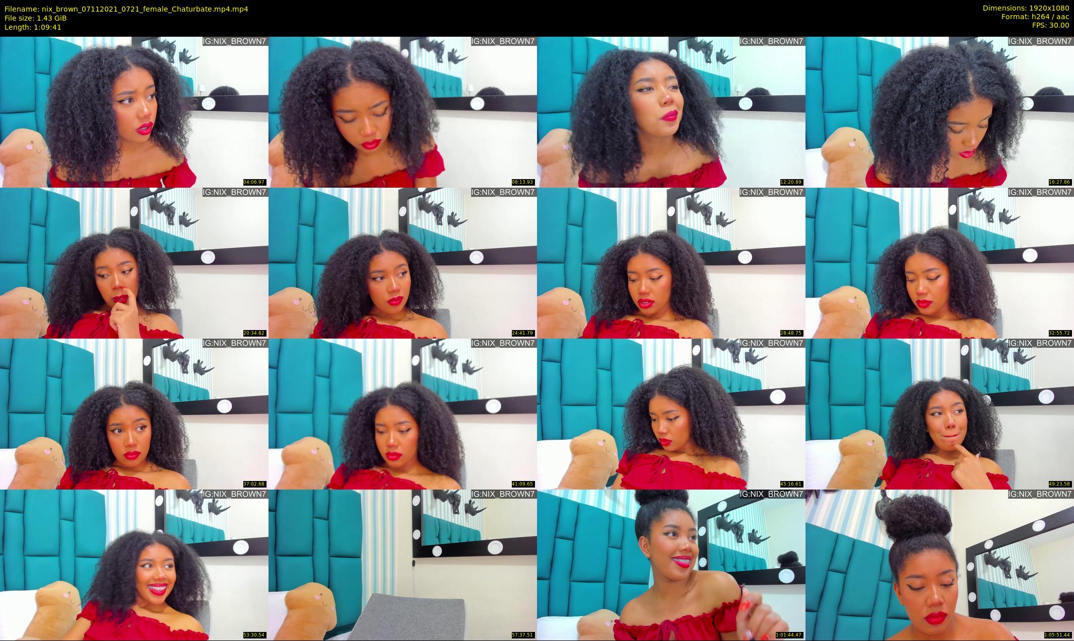 nix_brown — 70 minute Chaturbate female cam show recording, 1080p, Nov 7, 2021