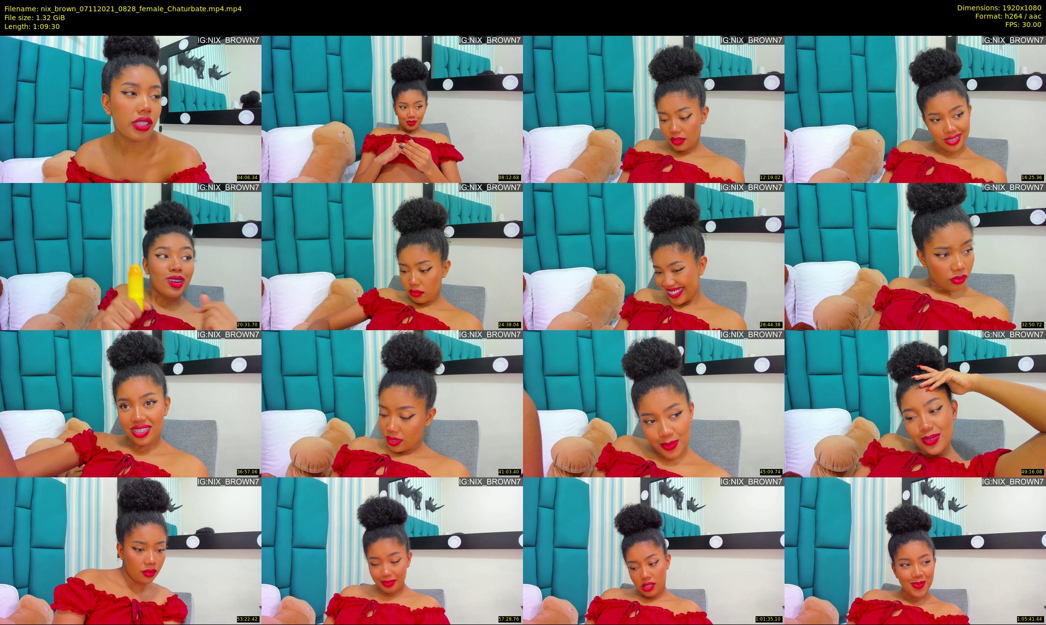 nix_brown — 70 minute Chaturbate female cam show recording, 1080p, Nov 7, 2021