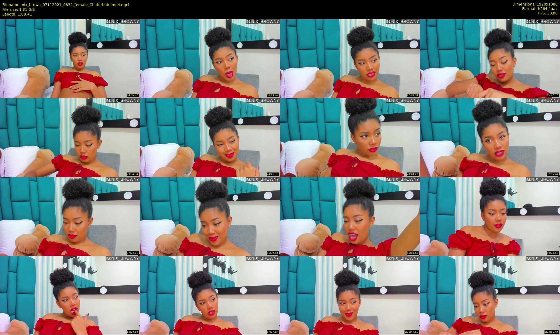 nix_brown — 70 minute Chaturbate female cam show recording, 1080p, Nov 7, 2021
