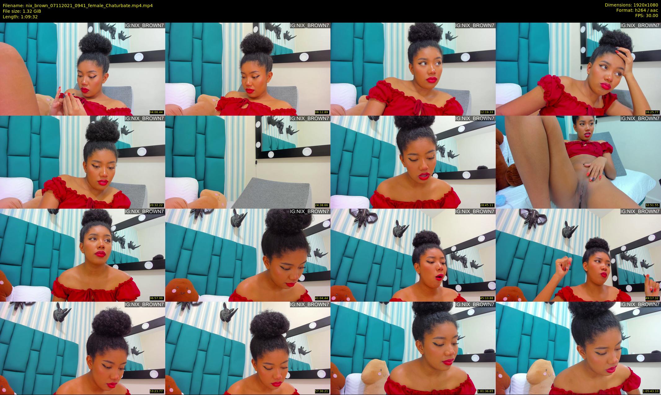 nix_brown — 70 minute Chaturbate female cam show recording, 1080p, Nov 7, 2021